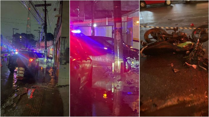 Mototaxista morre após batida entre carro e moto em Salvador; noivo de blogueira estaria envolvido no acidente