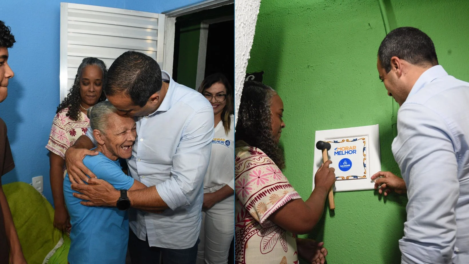 Mais de mil casas são reformadas no bairro de Valéria graças ao Programa Morar Melhor