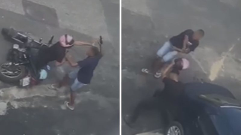 Homem é preso após entrar em luta corporal e atirar em vitima durante tentativa de roubo