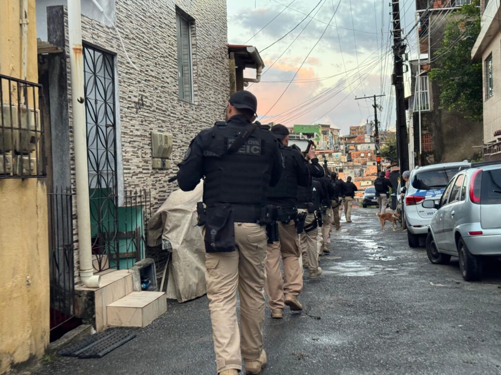 PC alcança sete suspeitos durante Operação Égide em quatro bairros de Salvador 