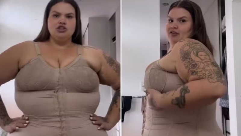 Thais Carla surpreende a web ao mostrar o corpo após perder mais de 50kg; veja 