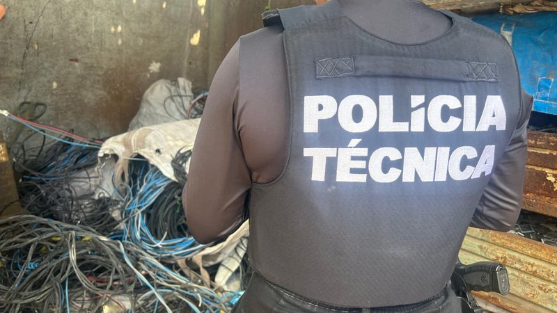 Operação da SSP resulta na prisão de quatro pessoas e apreensão de mais de uma tonelada de cabos