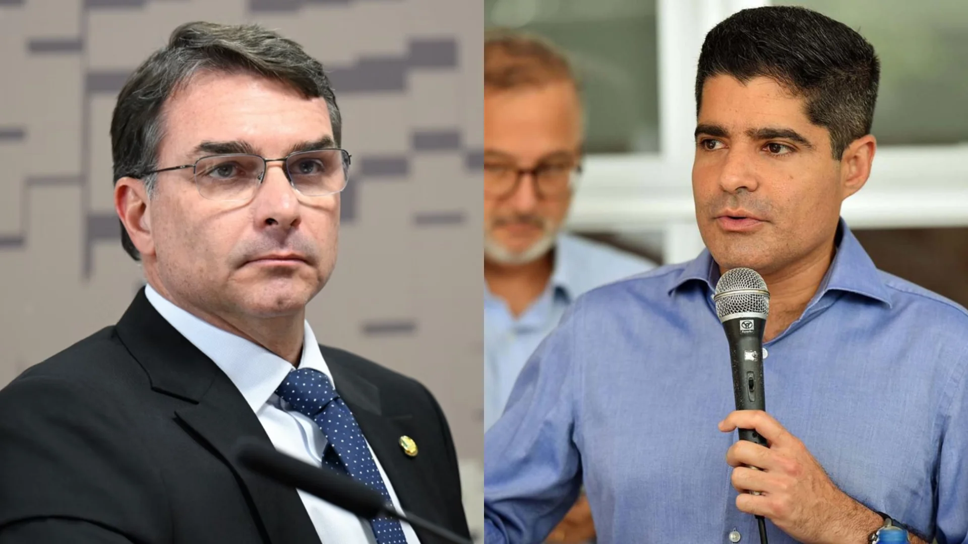 Estratégia ou coincidência? ACM Neto e Flávio Bolsonaro não devem se encontrar na Bahia Farm Show; entenda