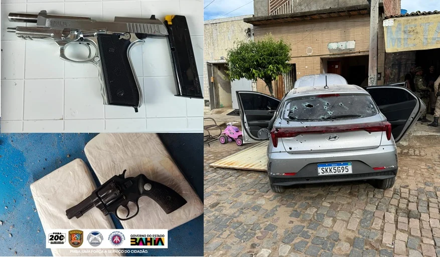 Tiroteio entre polícia e membros de facção em Xique-Xique termina com suspeito baleado