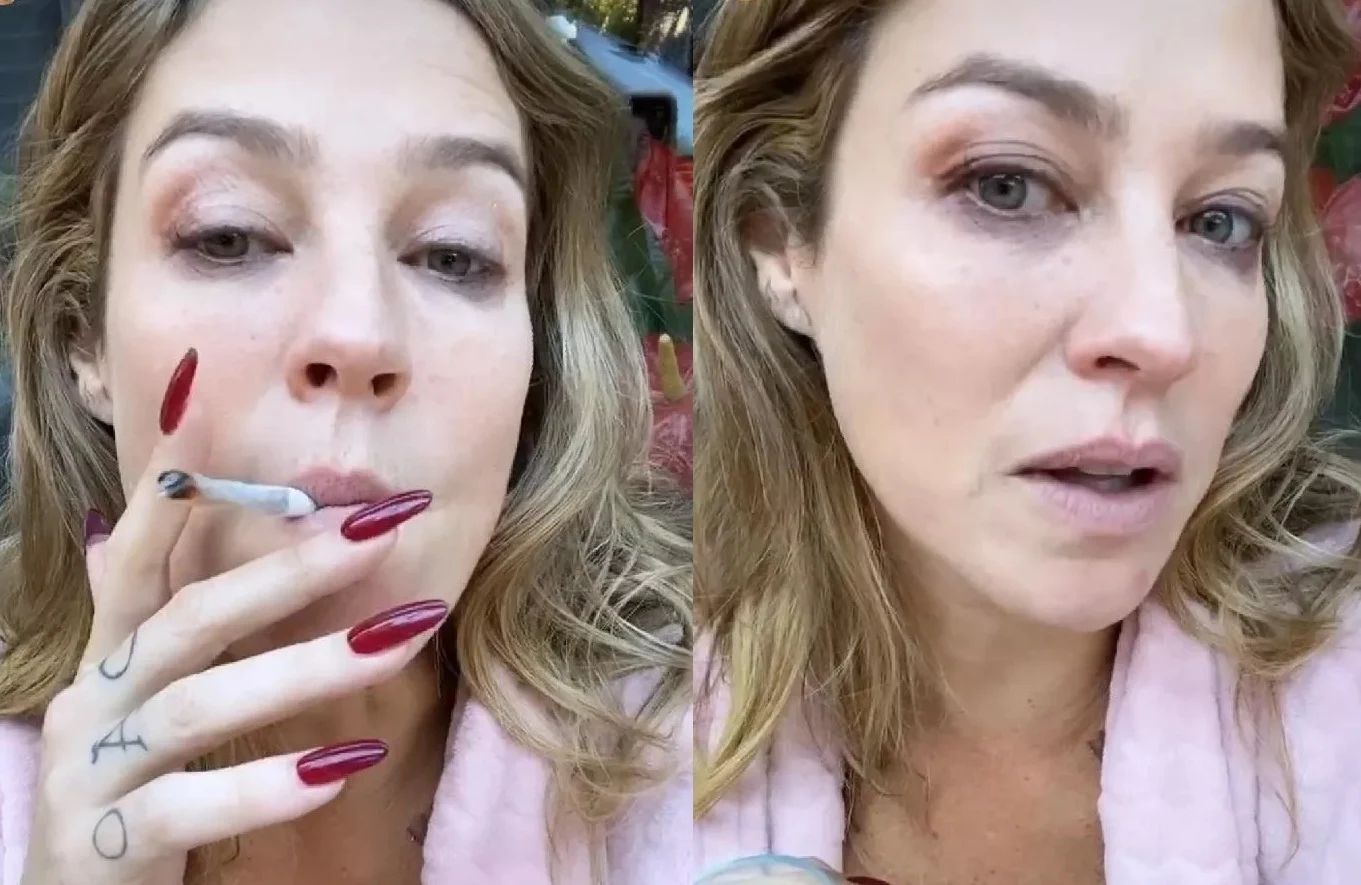 Luana Piovani revela que fuma maconha na frente dos filhos: “Por que eu fumaria escondida?”