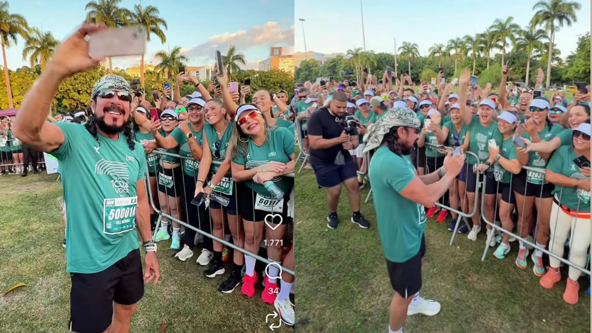 Corrida 100% Você leva multidão às ruas do Rio e tem show de Bell ao final das provas; assista