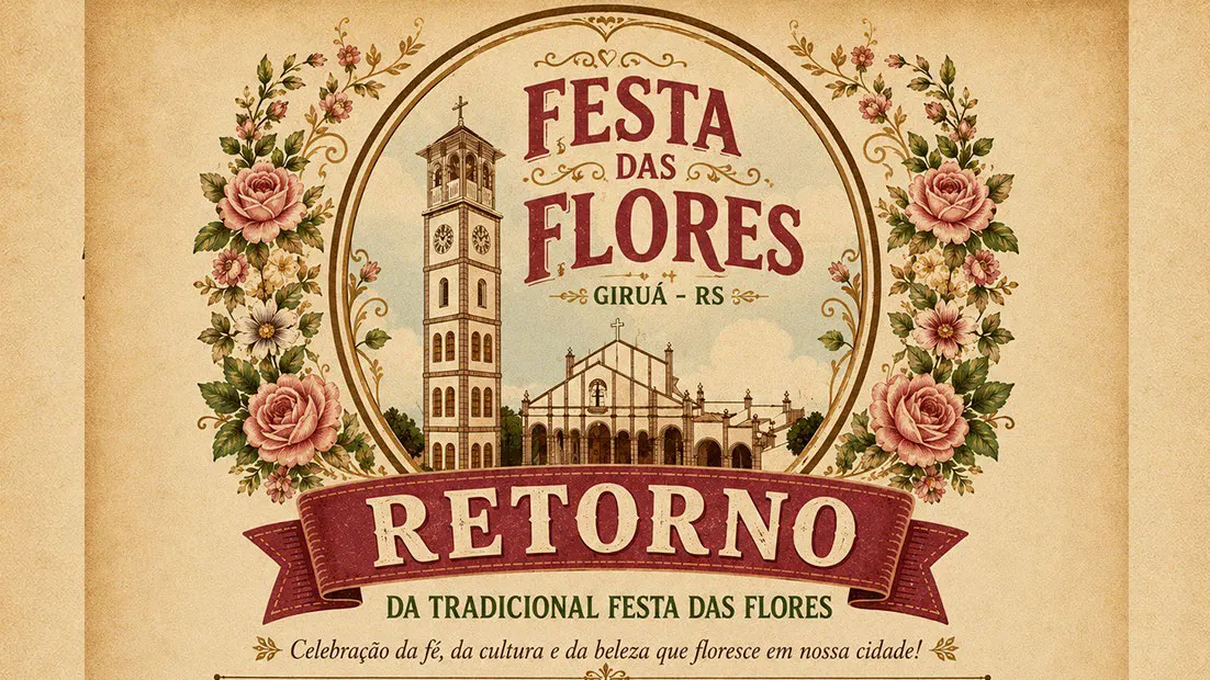 Giruá realiza Festa das Flores nos dias 29 e 30 de agosto