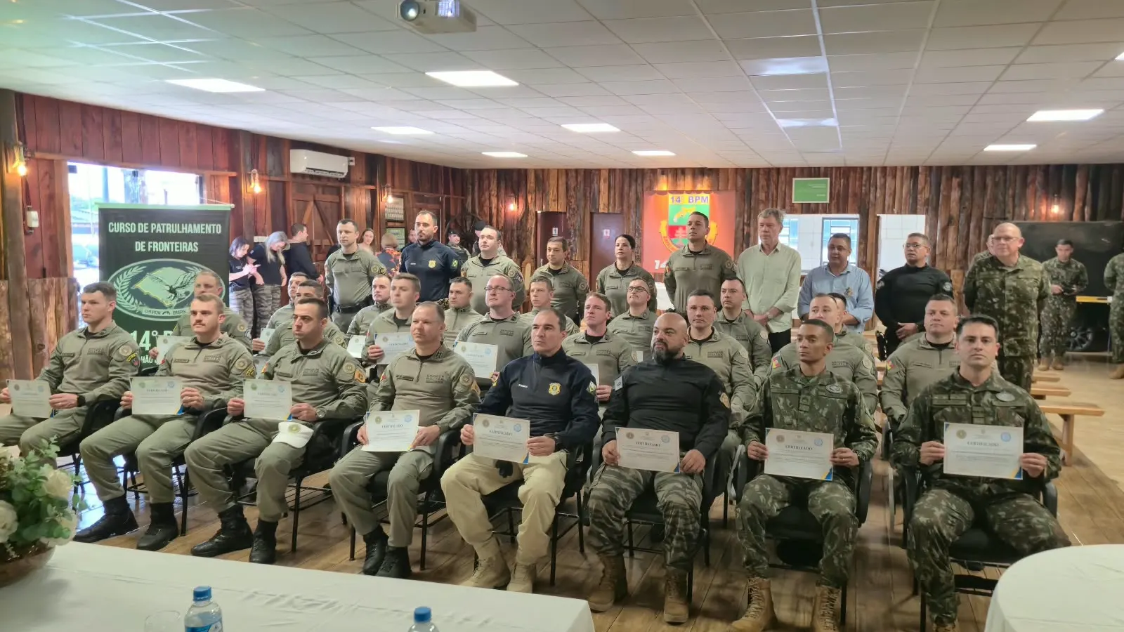 Agentes de segurança concluem curso de Patrulhamento de Fronteiras