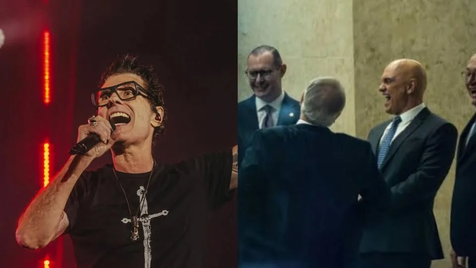 Dinho Ouro Preto viraliza ao citar caso do Banco Master em apresentação no Rock In Rio: “Essa vai para os políticos que nos devem explicações”