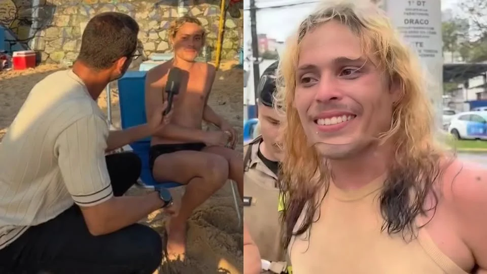 Curtindo praia após repercussão da sua prisão, Trícia Michele desabafa: “Só falei que não queria ser revistada por ele”