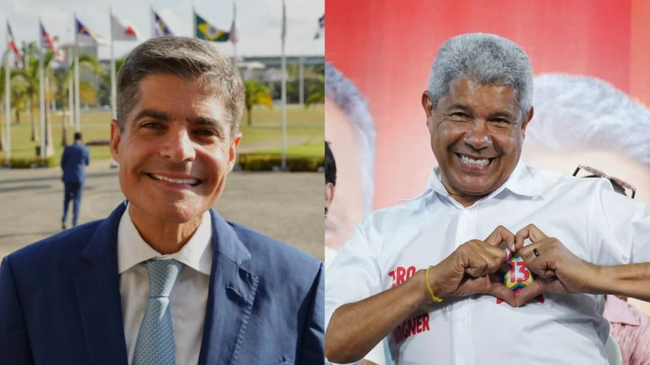 Pesquisa Quaest revela cenário apertado entre ACM Neto e Jerônimo Rodrigues na disputa ao Governo da Bahia