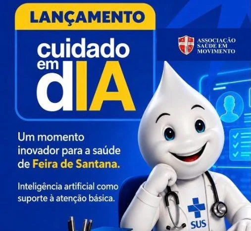 Cuidado em Dia: Feira de Santana lança projeto com uso de inteligência artificial na saúde