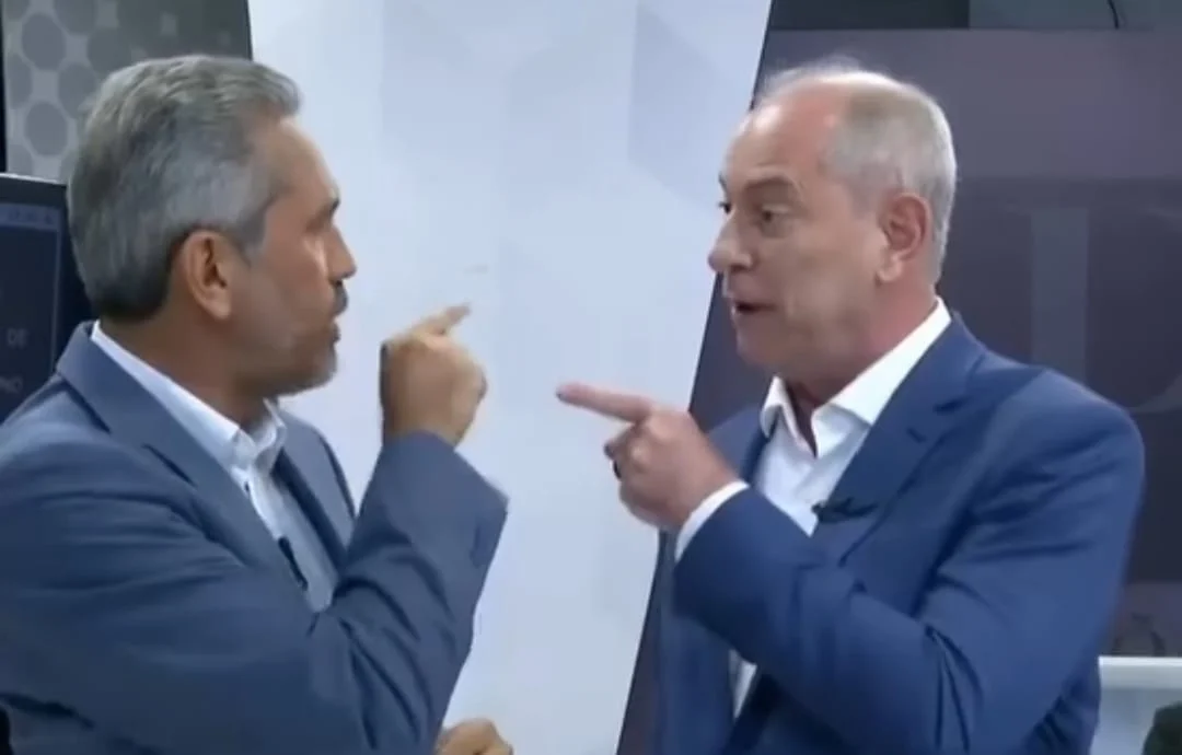 Ciro Gomes e Elmano trocam acusações e batem boca durante debate eleitoral: “Baixe o dedinho”