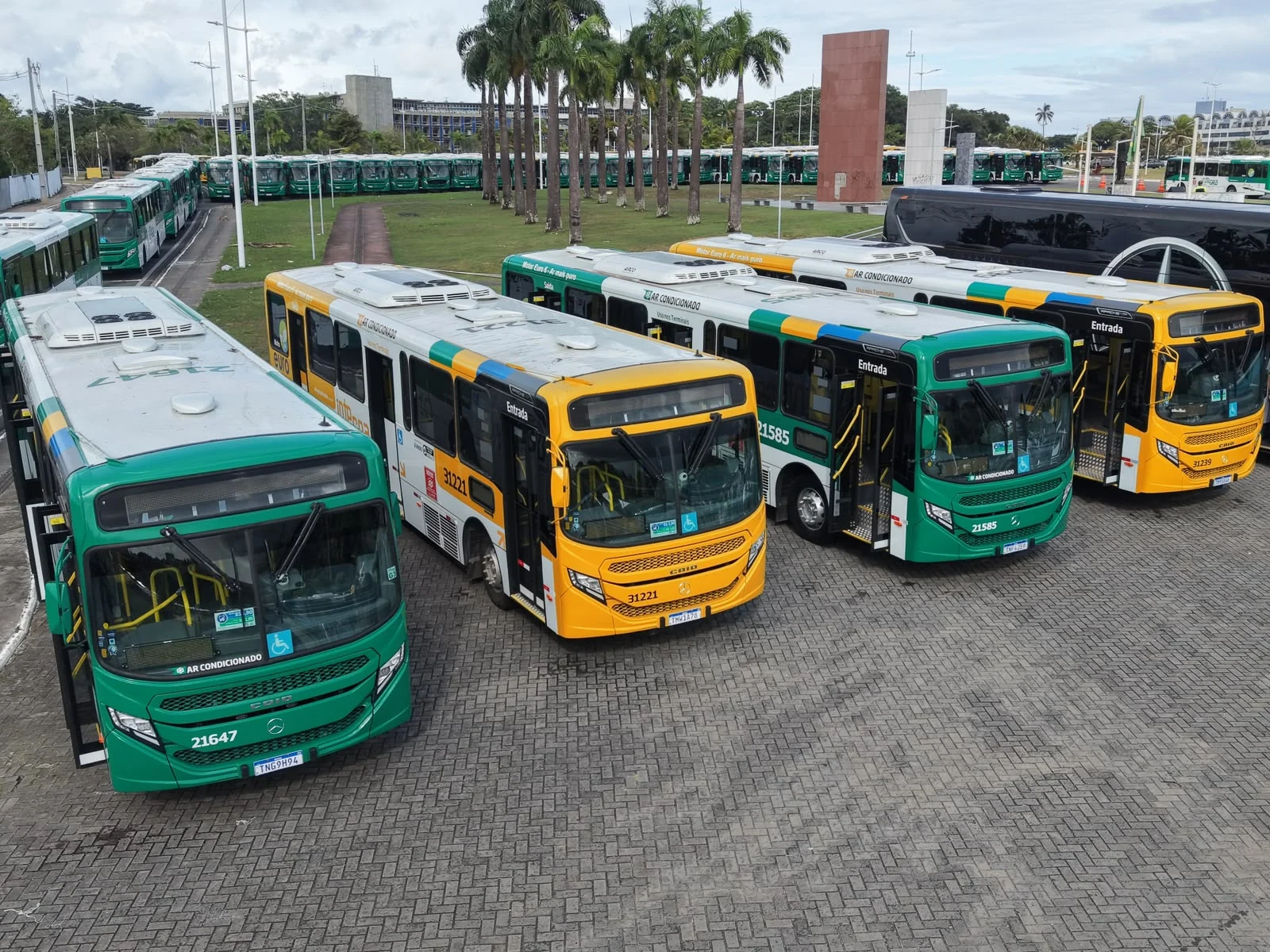 Prefeitura inicia entrega de 700 novos ônibus com ar-condicionado na maior renovação de frota da história de Salvador