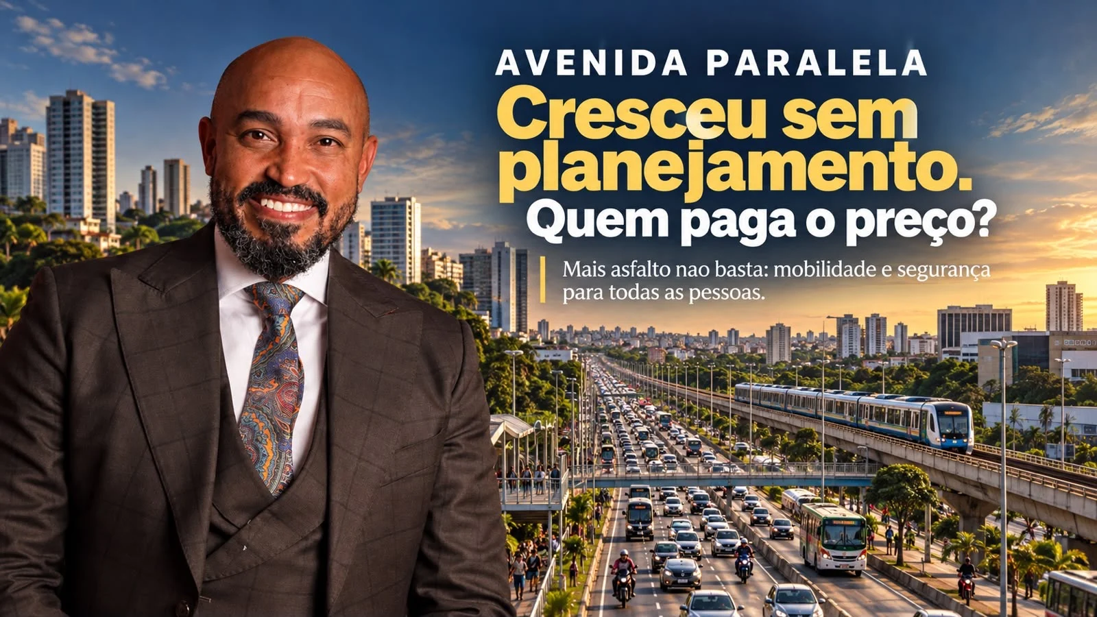 Paralela: a avenida que correu na frente do planejamento