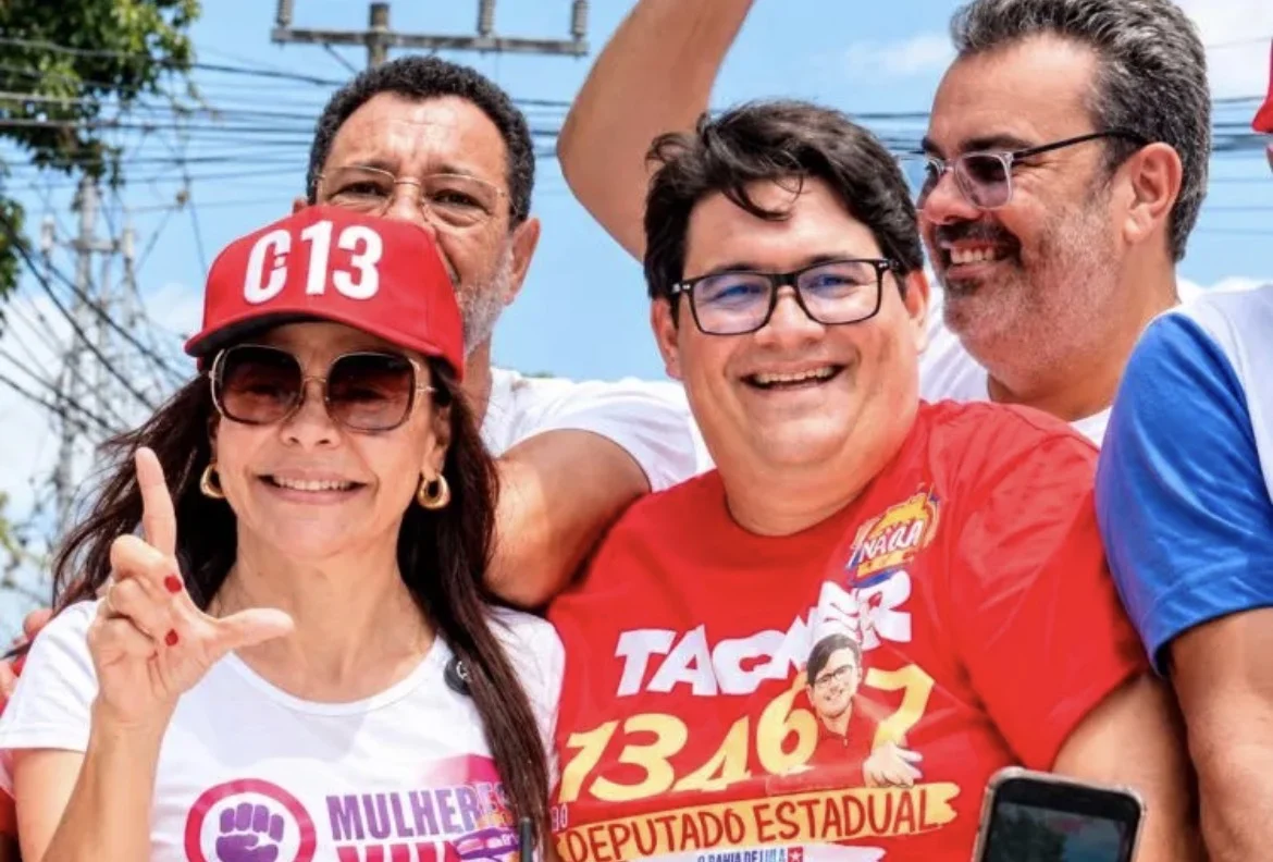 Ivoneide Caetano e Tagner comemoram eleição após votação expressiva na Bahia