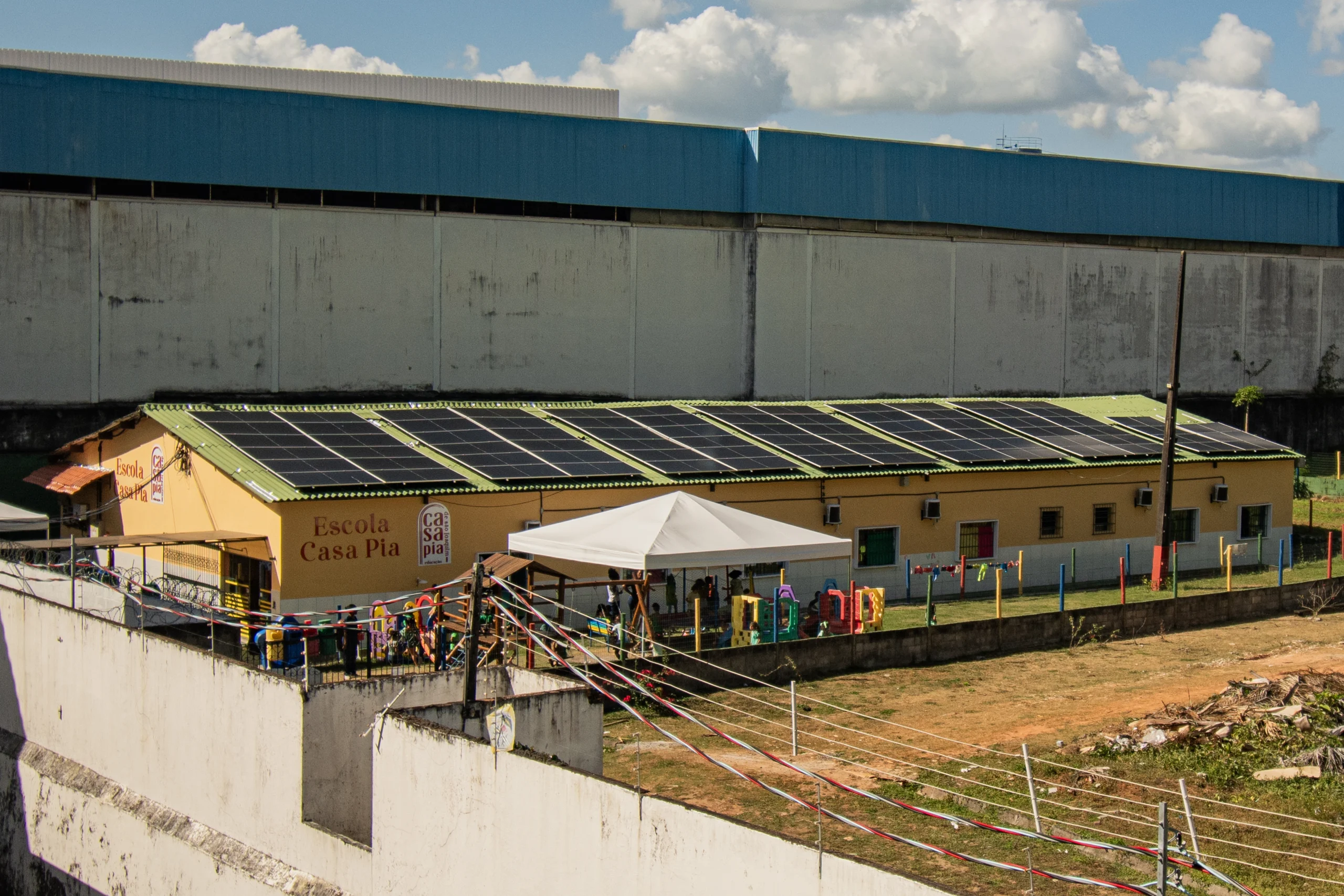 Casa Pia inaugura usina solar em Salvador com investimento de R$ 200 mil