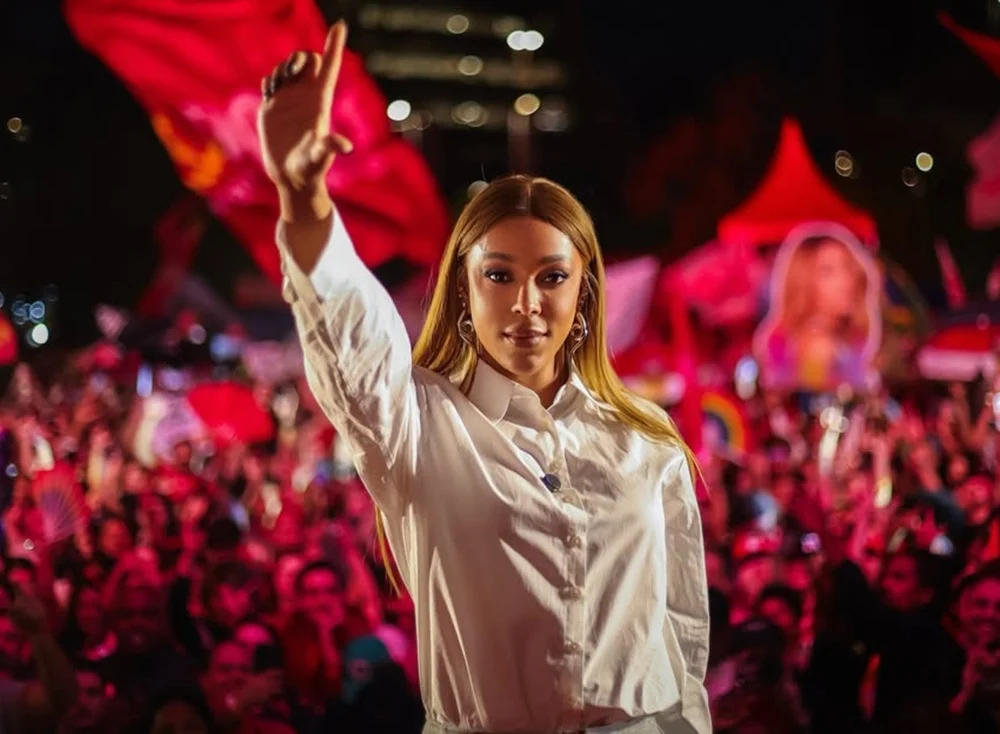 Erika Hilton destaca mobilização política dos jovens: “A juventude está dando um show”