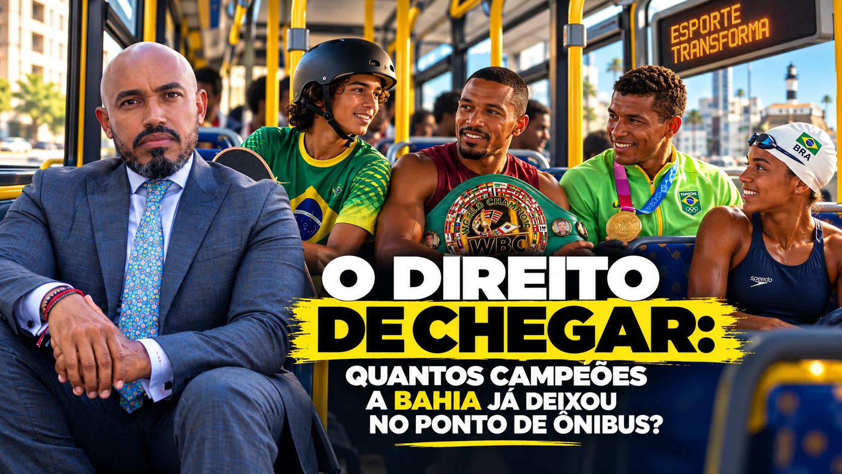O direito de chegar: quantos campeões a Bahia já deixou no ponto de ônibus?