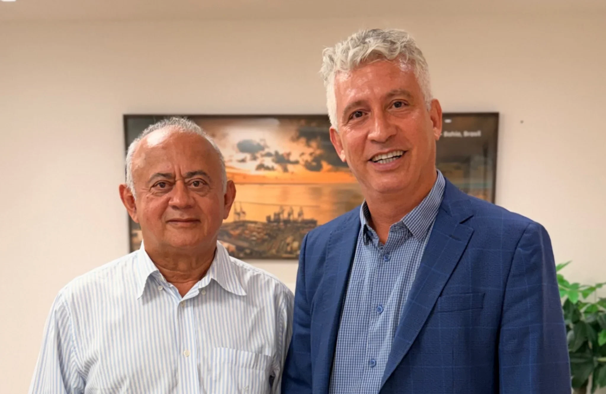 Henrique Carballal se reúne com presidente da Fieb para discutir parcerias para a indústria baiana