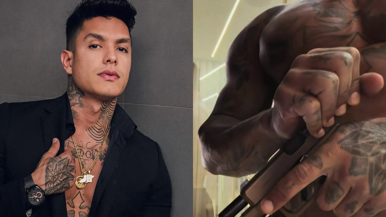 Influenciador baiano causa polêmica ao aparecer com simulacro de arma e questionar sobre armamento em casa