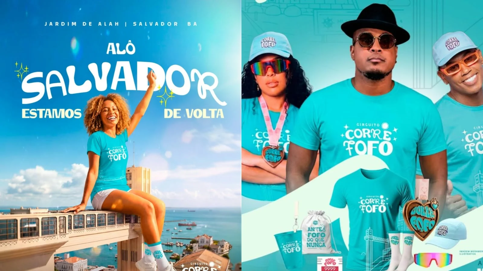 Corre Fofo reúne Robyssão, Marvvila e Pagod’art em edição com corrida e festa em Salvador