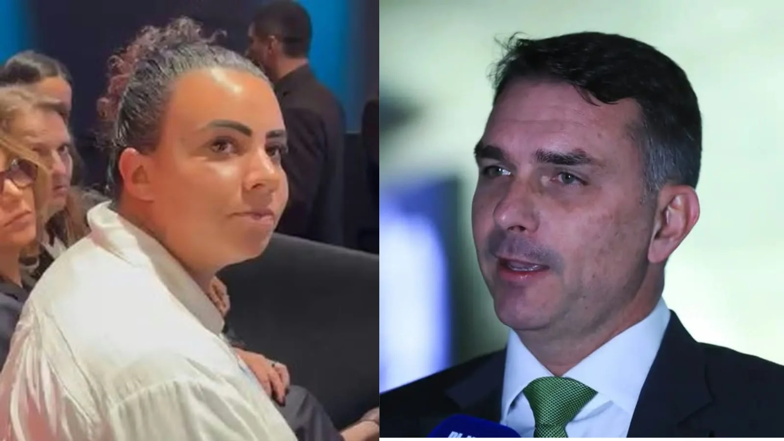 Mãe de Ana Clara diz que Flávio Bolsonaro não respondeu questionamento e afirma: “É um monstro igual ao que matou minha filha”