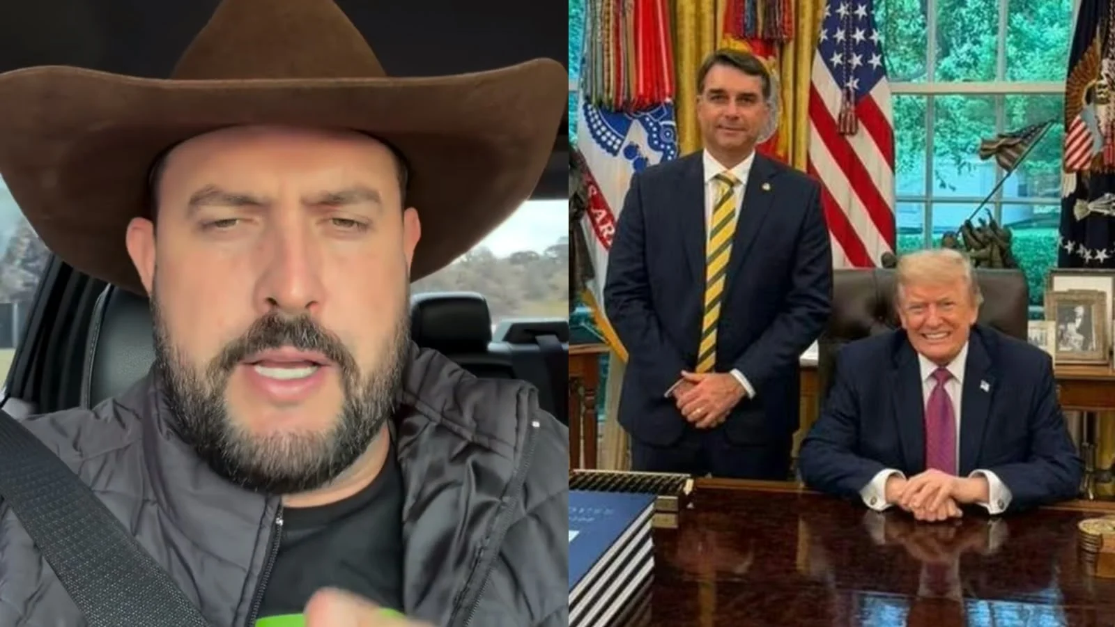 Zé Trovão afirma que Trump ajudou Flávio Bolsonaro a entrar nos EUA e cita “método Maduro” contra Lula no Brasil