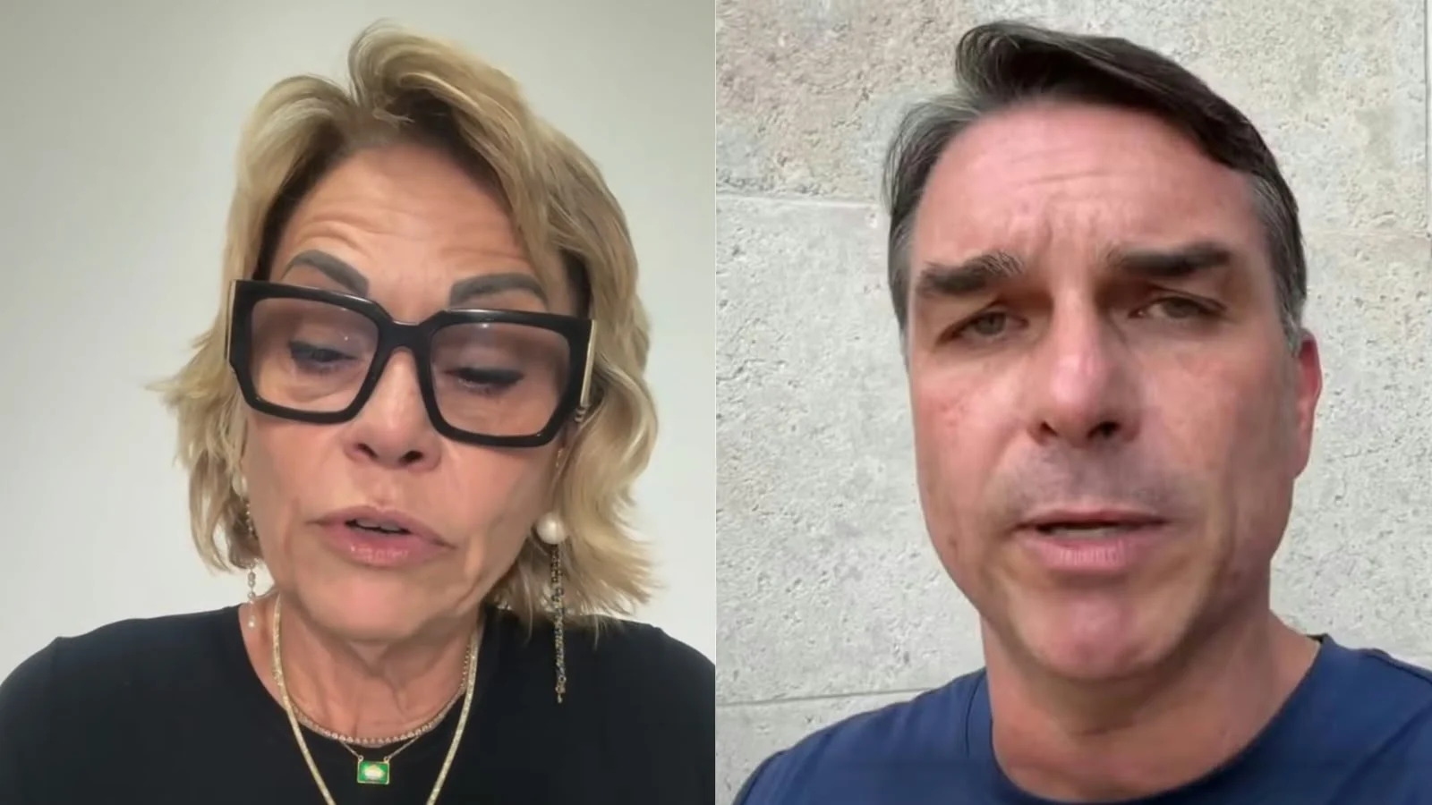 Mãe de Flávio Bolsonaro lamenta fuga do filho aos EUA e fala em “perseguições injustas”: “Meu coração sangra”