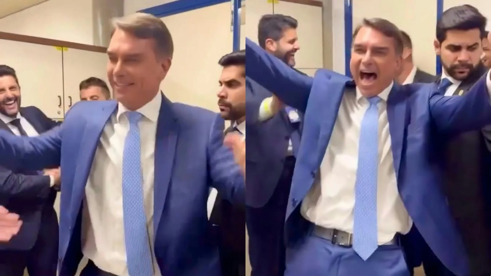 “Flávio presidente”: candidato é ovacionado por apoiadores após debate na Globo